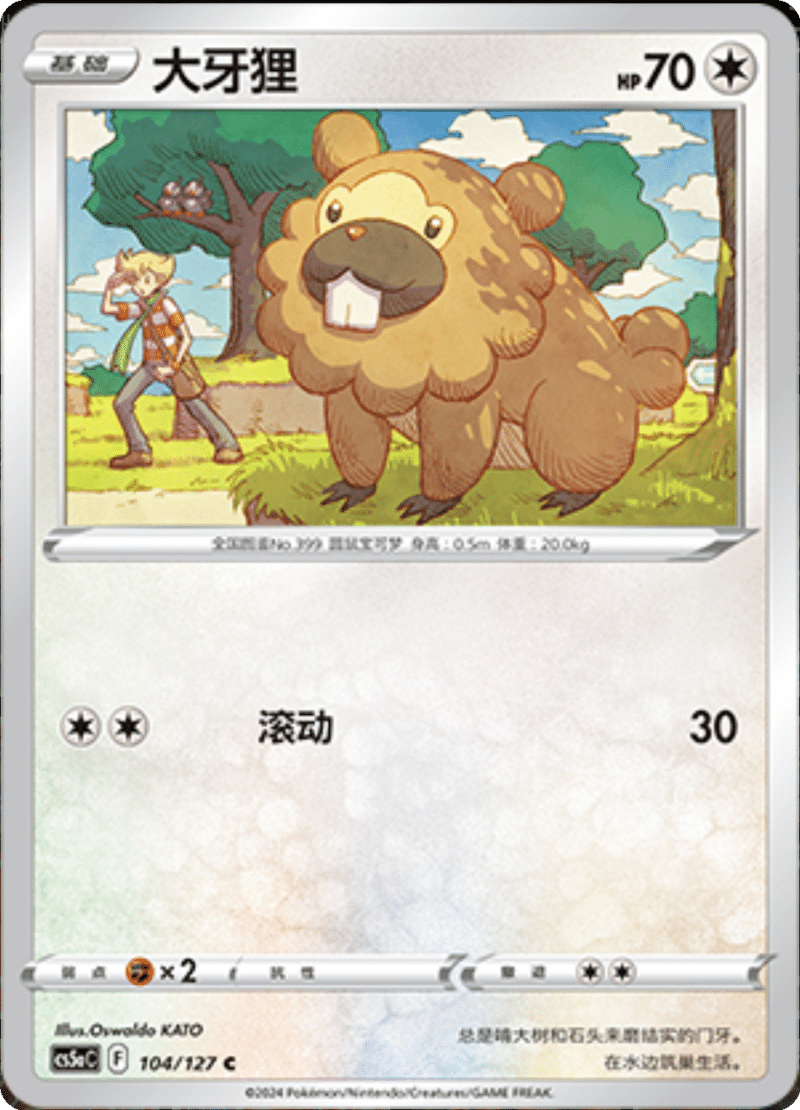 104/127 Bidoof大牙狸 C
