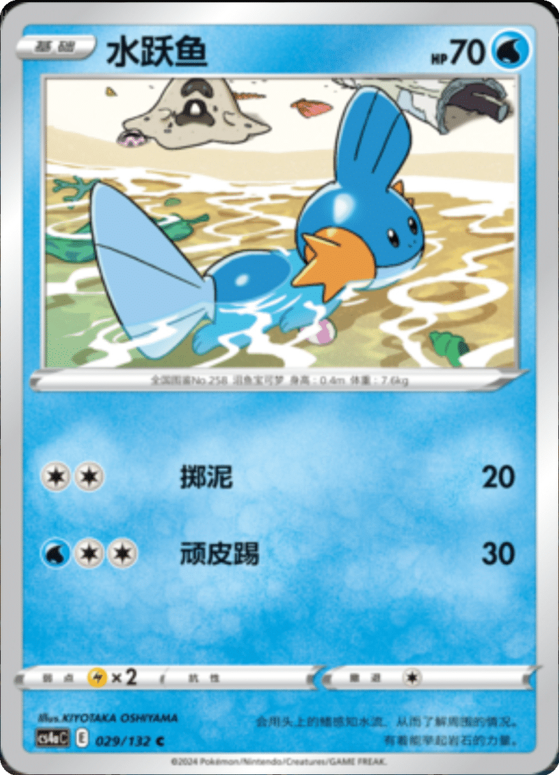 029/132 Mudkip水跃鱼 C