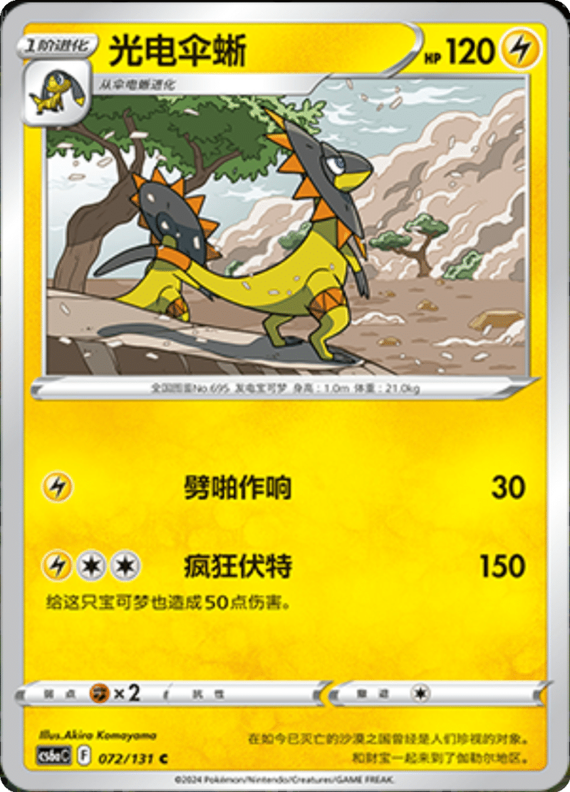 072/131 Heliolisk光电伞蜥 C