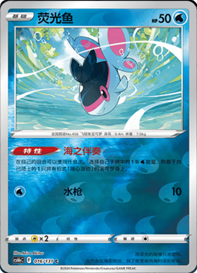 016/131 Finneon荧光鱼 C REVERSE HOLO