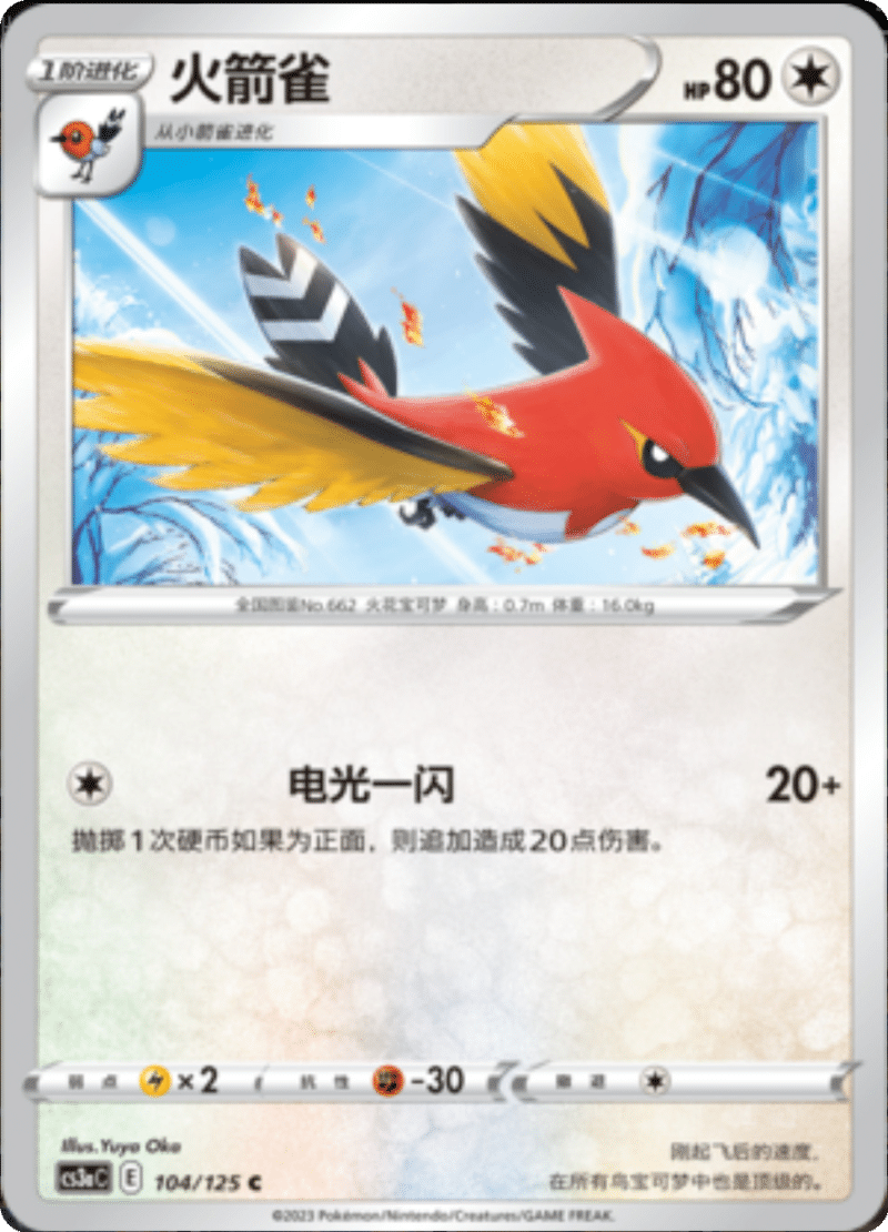 104/125 Fletchinder火箭雀 C