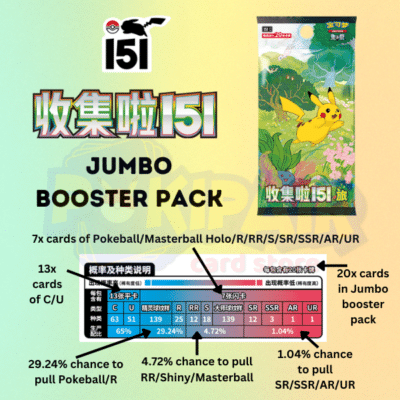 Collect 151: Journey - Jumbo Booster Pack Artwork & Pull Rates