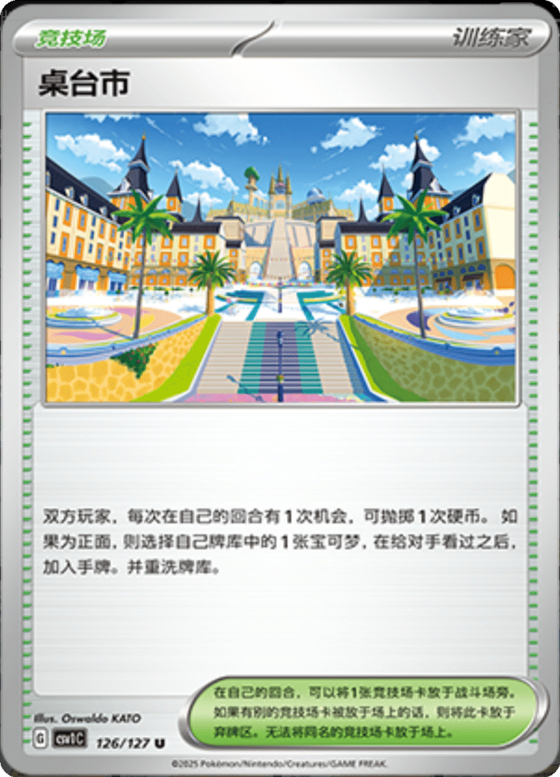 126/127 Mesagoza桌台市 CSV1C U