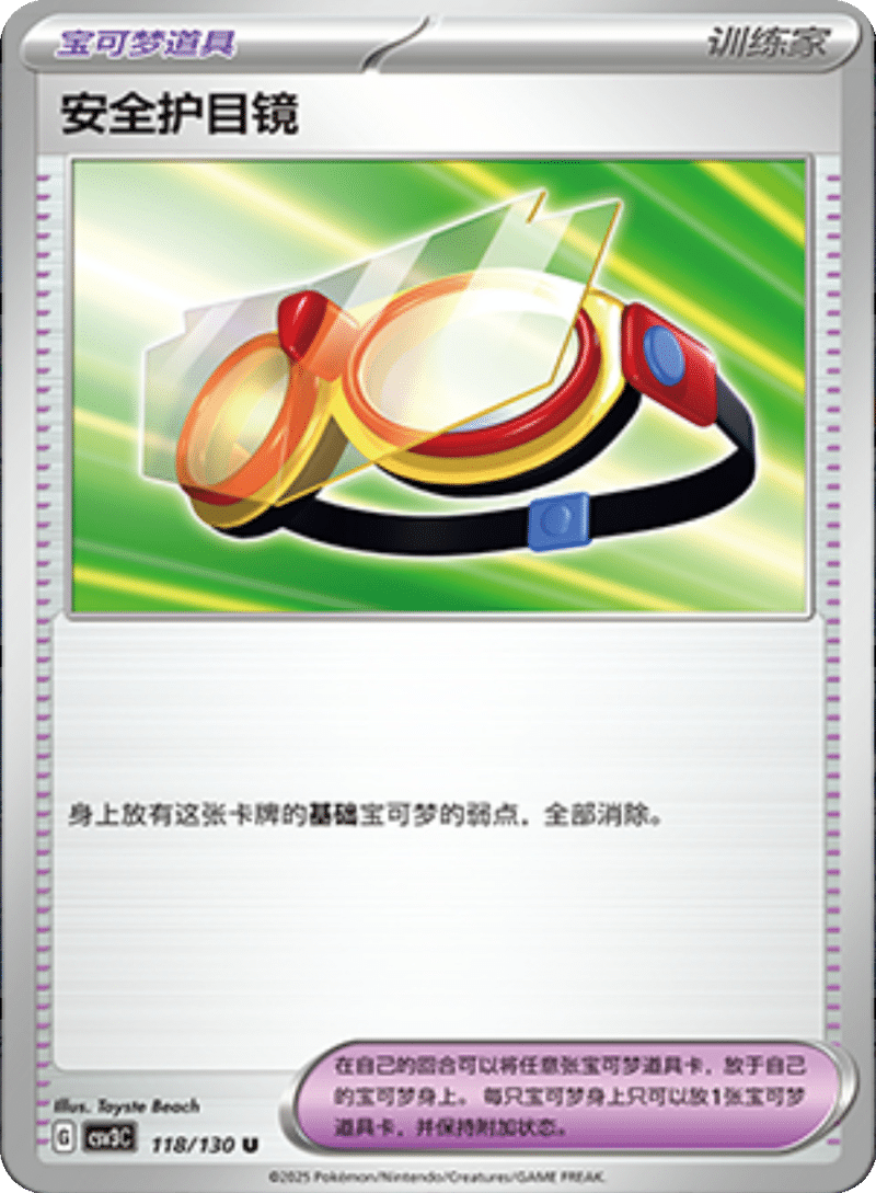 118/130 Safety Goggles安全护目镜 U