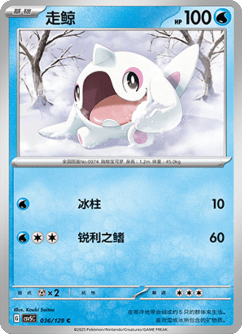 036/129 Cetoddle走鲸 C