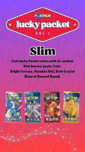 Slim – PokiPair Lucky Packet – Simplified Chinese Pokemon Mystery Pack – Ireland