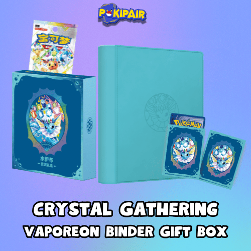 Crystal Gathering Vaporeon Binder Box