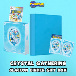 Crystal Gathering Glaceon Binder Gift Box 9.5c Terastal Gathering - Simplified Chinese Pokemon - Ireland - PokiPair Store