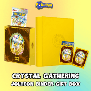 Crystal Gathering Jolteon Binder Gift Box 9.5c Terastal Gathering - Simplified Chinese Pokemon - Ireland - PokiPair Store