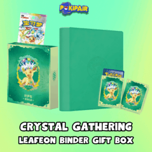 Crystal Gathering LeafeonBinder Gift Box 9.5c Terastal Gathering - Simplified Chinese Pokemon - Ireland - PokiPair Store
