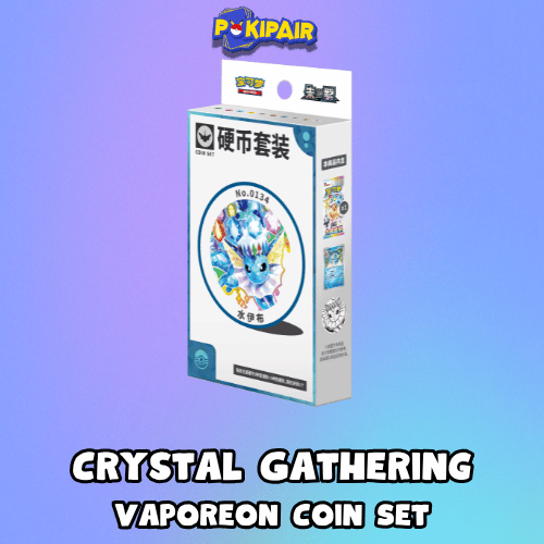 Crystal Gathering Vaporeon Coin Set